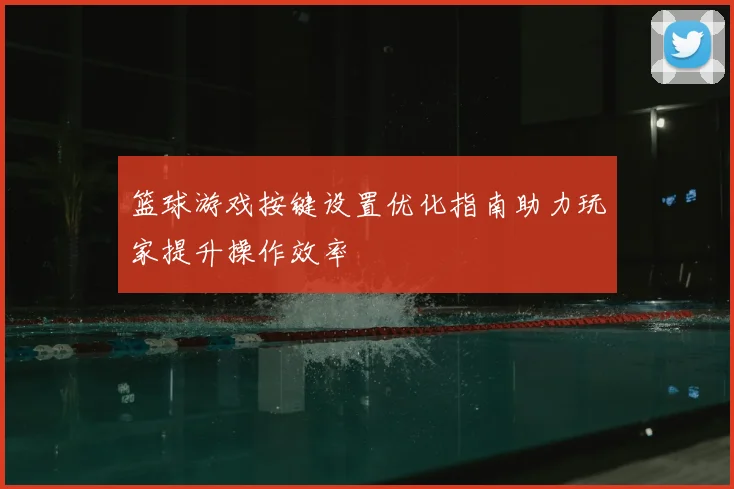 篮球游戏按键设置优化指南助力玩家提升操作效率